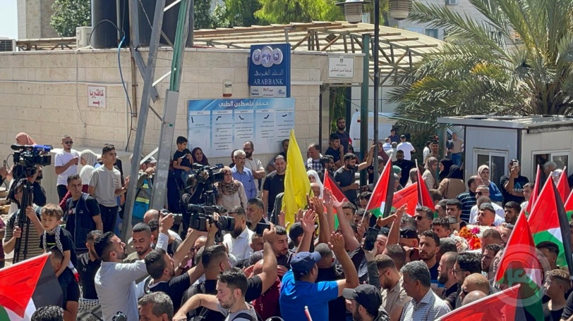 تشييع جثمان الطفل الشهيد محمد التميمي في رام الله 
