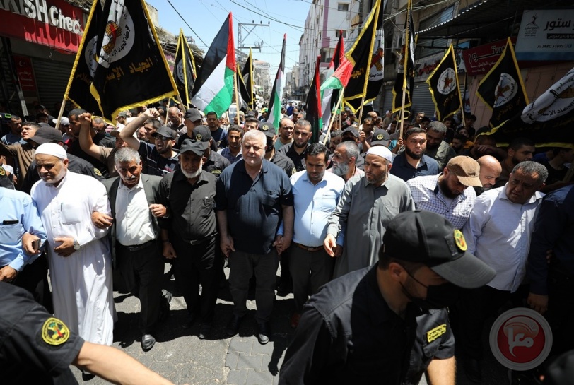 خلال مسيرة حاشدة بغزة- البطش يقول الاعتقالات السياسية ملف أسود في تاريخ العمل الفلسطيني