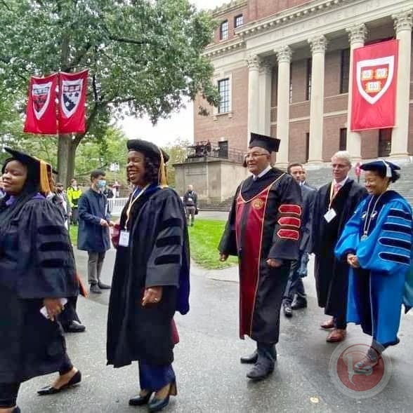 رئيس جامعة القدس يشارك بحفل تنصيب الرئيس الـ30 لجامعة هارفارد كلودين جاي وسط نخب عالمية