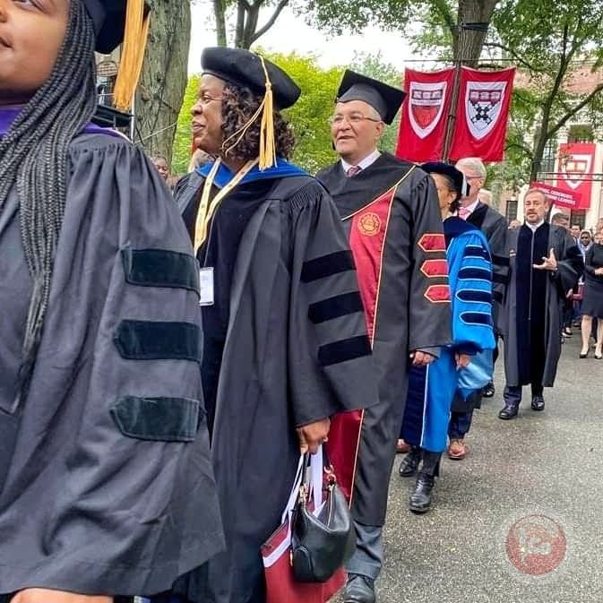 رئيس جامعة القدس يشارك بحفل تنصيب الرئيس الـ30 لجامعة هارفارد كلودين جاي وسط نخب عالمية