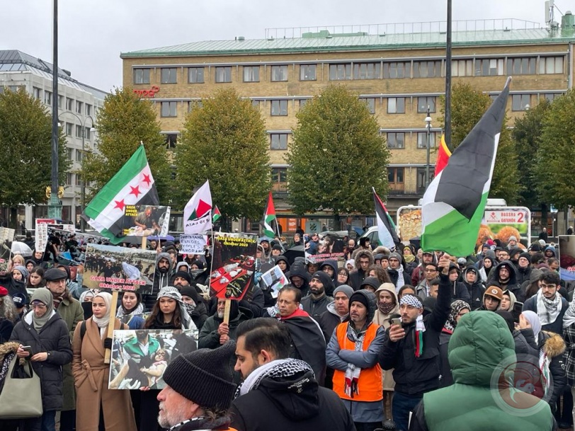صور- تواصل المظاهرات التضامنية مع شعبنا في أوروبا