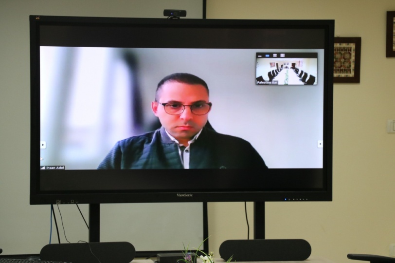 نقابة المحامين تجتمع مع منظمة القانون من أجل فلسطين في بريطانيا 