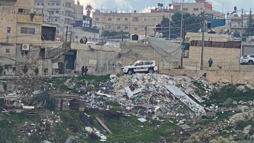 تشريد 19 فردا- هدم بناية سكنية في جبل المكبر 