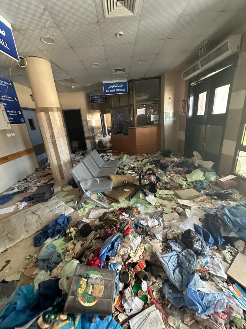 In pictures: Destruction in Nasser Hospital
