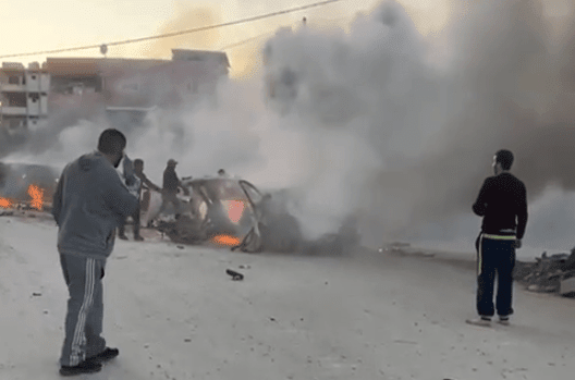  الاحتلال يغتال 3 شبان بقصف سيارة في جنين (فيديو)