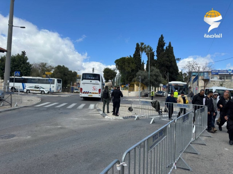 انتشار مكثف لشرطة الاحتلال في القدس