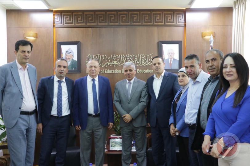 برهم والحايك يبحثان سبل تعزيز الاهتمام بالمواقع الأثرية في نظام التعليم