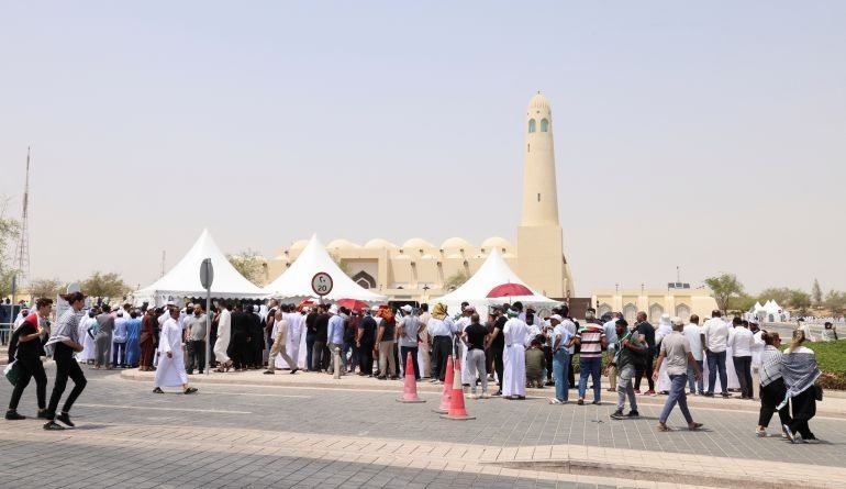 (Kapsama) Şehit İsmail Haniye'nin Doha'daki cenazesi (fotoğraflar)