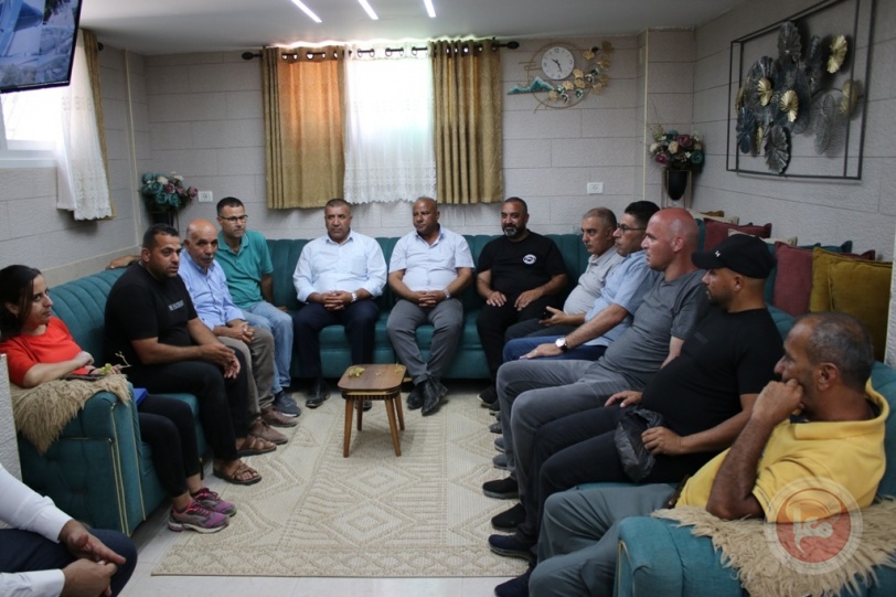 المحافظ دودين والوزير شعبان يتفقدان المناطق المستهدفة في جنوب المحافظة