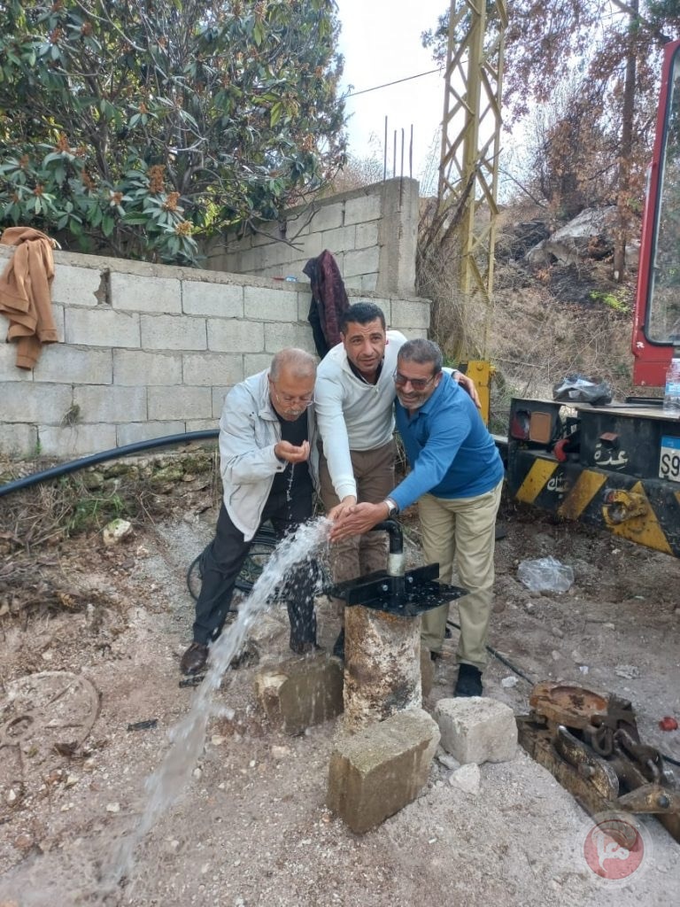 رئيس الجالية الفلسطينية في بريمن يفتتح بئر المياه بتجمع جمجيم بمخيماتنا الفلسطينية بلبنان