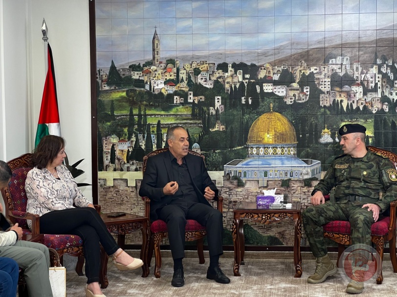 "فلسطين الخير "في زيارة قائد قوات الأمن الفلسطيني 