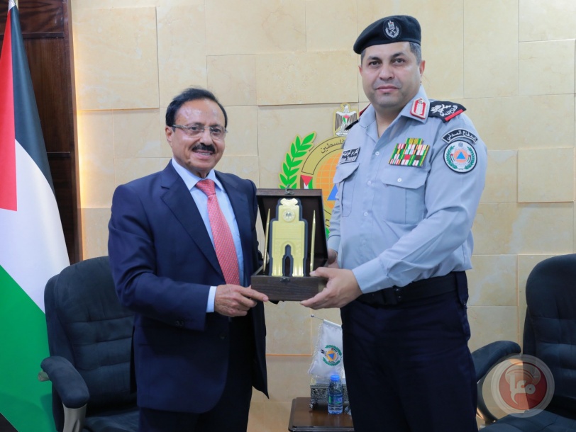 الجامعة العربية الأمريكية في زيارة لجهازي الاستخبارات العسكرية والدفاع المدني لتعزيز التعاون المشترك 