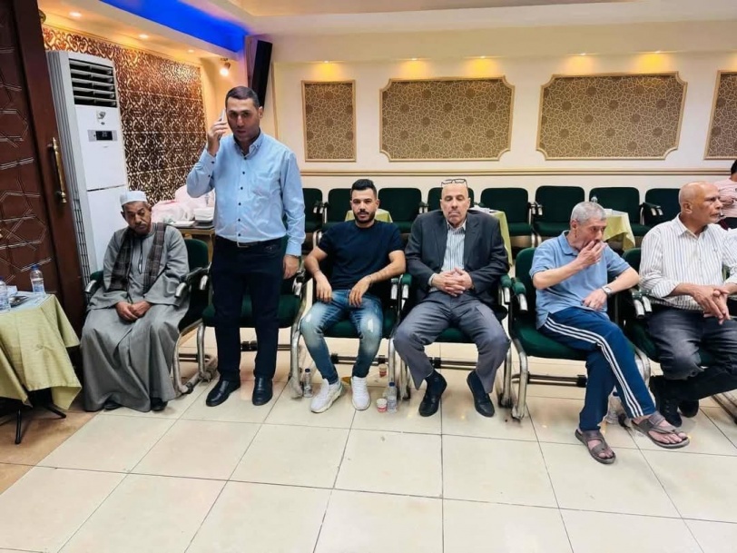 الجالية الفلسطينية في مصر تقيم بيت عزاء للشهيد أحمد منصور