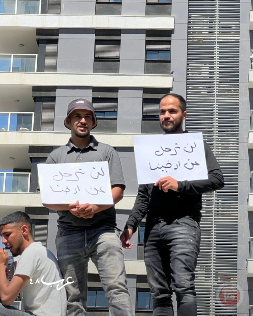 الآلاف يحتجون ضد سياسة الهدم الاسرائيلية داخل اراضي الـ48