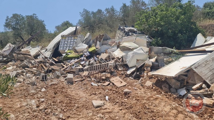 الاحتلال يهدم غرفة زراعية في كفر الديك غرب سلفيت