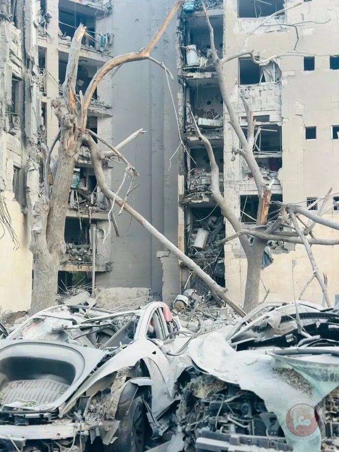 بالصور: دمار واسع في بئر السبع..مباني تضررت بشكل كبير والبحث جار عن مفقودين 