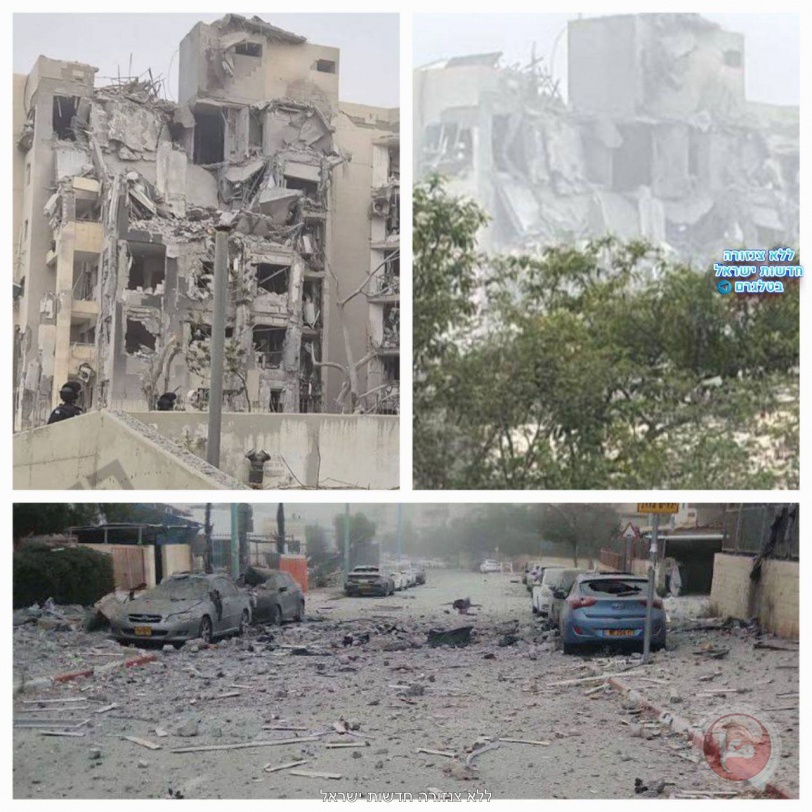 4 قتلى إثر سقوط صواريخ إيرانية في بئر السبع .. هجوم ايراني واسع على إسرائيل  