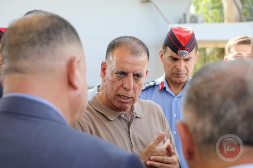 زيارة وزير الداخلية الأردني لجسر الملك الحسين