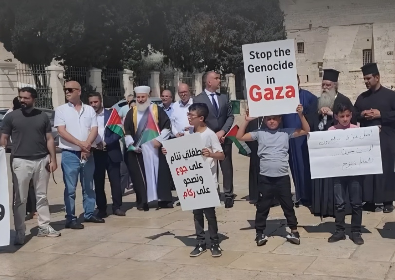 وقفة في بيت لحم رفضا للإبادة الجماعية في غزة