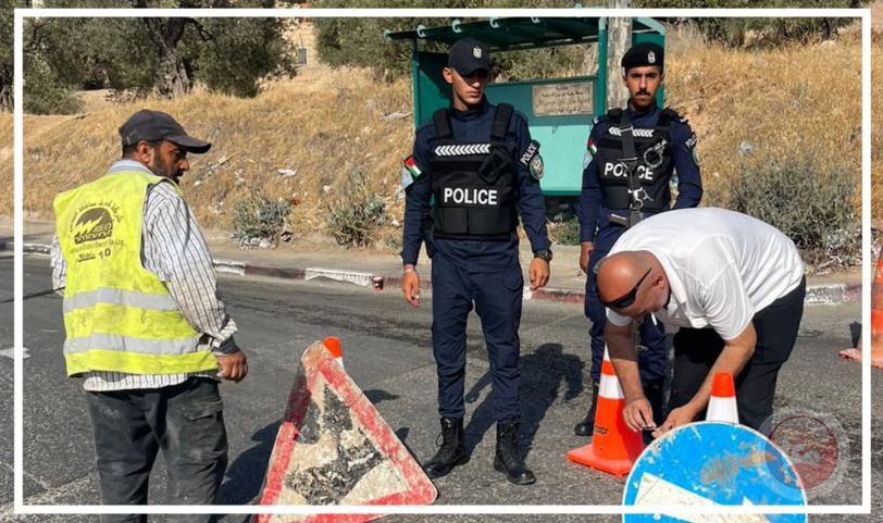 الشرطة تؤمّن طواقم كهرباء القدس خلال أعمال تمديد خطوط في بيت لحم