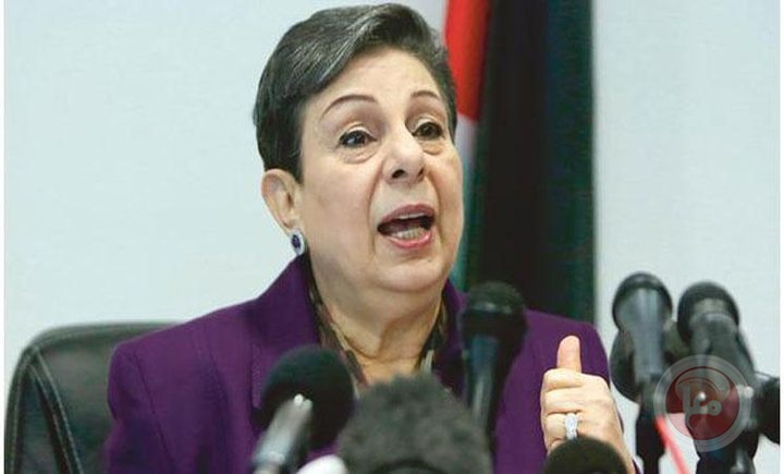 عشراوي تدين قرار الاحتلال مصادرة موقعي&quot; دير سمعان&quot; و&quot;دير قلعة&quot;