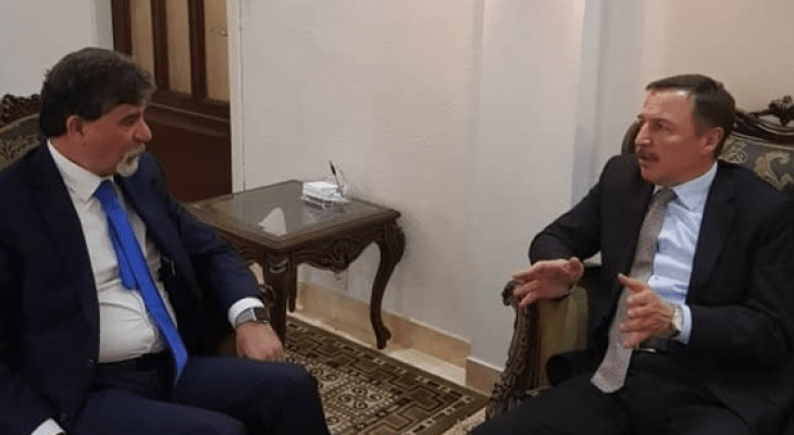 عبد الهادي يبحث مع سفير روسيا لدى سوريا آخر التطورات في فلسطين والمنطقة