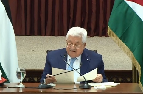 الرئيس: دولة فلسطين اصبحت في حل من جميع الاتفاقات مع اسرائيل بما فيها الأمنية
