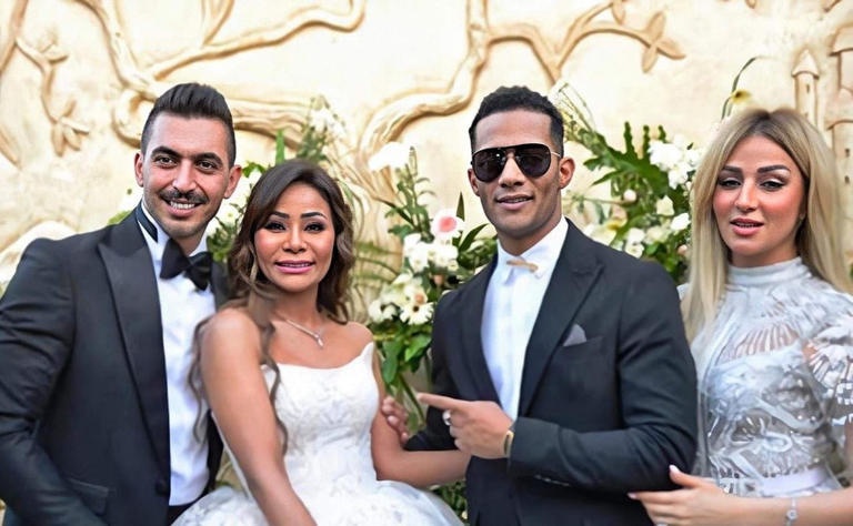  حفل زفاف شقيقة محمد رمضان ينتهي بالقبض على العريس