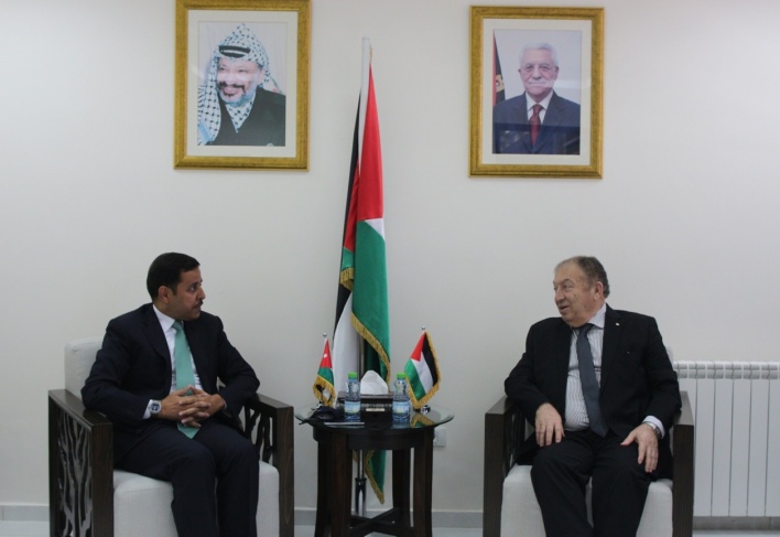 فلسطين والاردن تبحثان زيادة التبادل التجاري بين البلدين