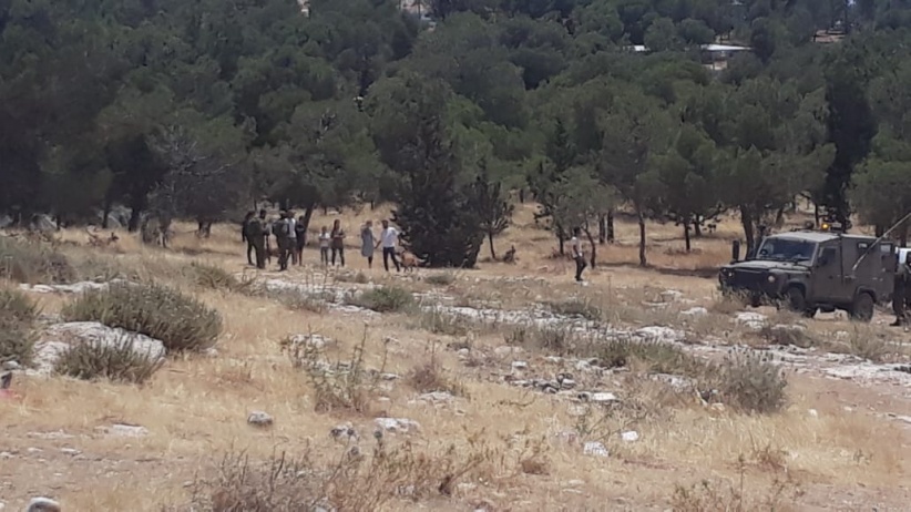 Settlers threaten residents of Umm Al-Khair village, south of Hebron