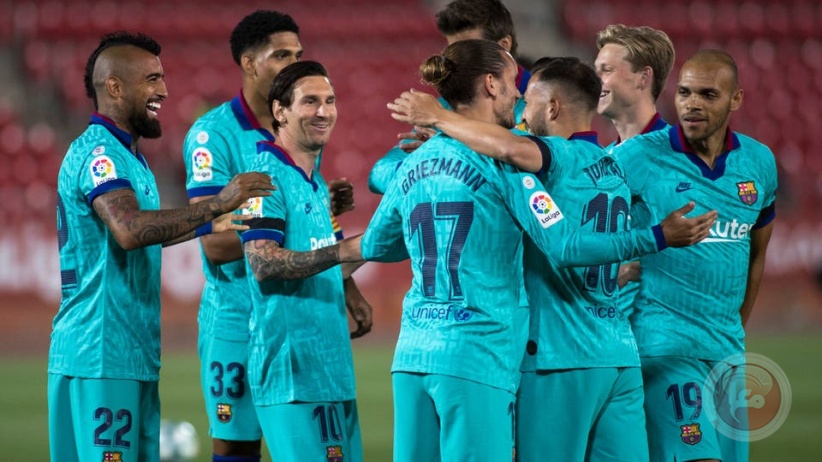 برشلونة يعود من التوقف بفوز كبير على مايوركا