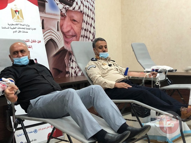 الرجوب يطلق حملة التبرع بالدم بمناسبة اليوم العالمي للمتبرعين بالدم لصالح المرضى