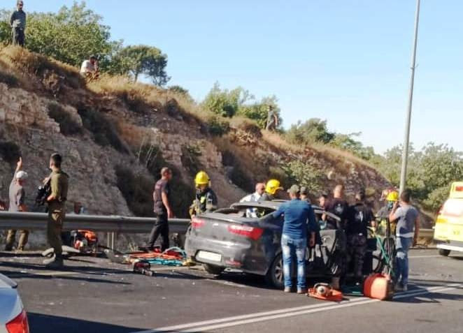 فيديو- مصرع مواطن وإصابة 4 آخرين بحادث سير جنوب بيت لحم
