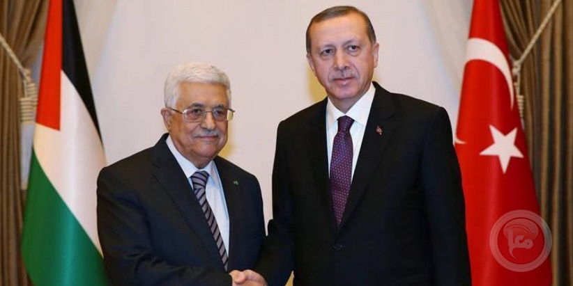 اردوغان للرئيس عباس: نقف دوما إلى جانب الشعب الفلسطيني وقضيته العادلة