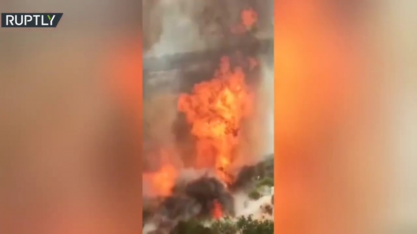 شاهد- لحظة انفجار قوي هز فولغوغراد