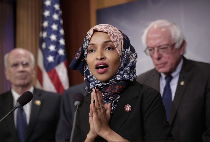 Ilhan Omar leads a campaign to boycott the speech of the Israeli president