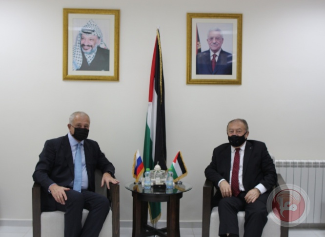اتفاق فلسطيني روسي على عقد اللجنة المشتركة قريبا وتقديم مساعدات طبية