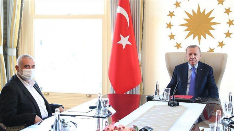هنية على رأس وفد من حماس يلتقي الرئيس التركي أردوغان