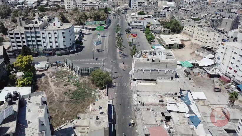 غزة: اغلاق صالات الافراح والاسواق الشعبية ومنع حركة المركبات 