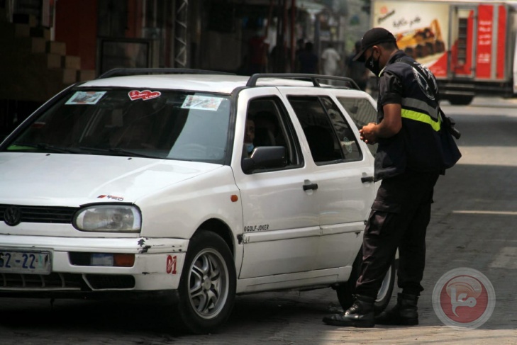 غزة: تُوقيف 86 مواطنا مخالفا لإجراءات الوقاية والسلامة وإغلاق 85 محلا