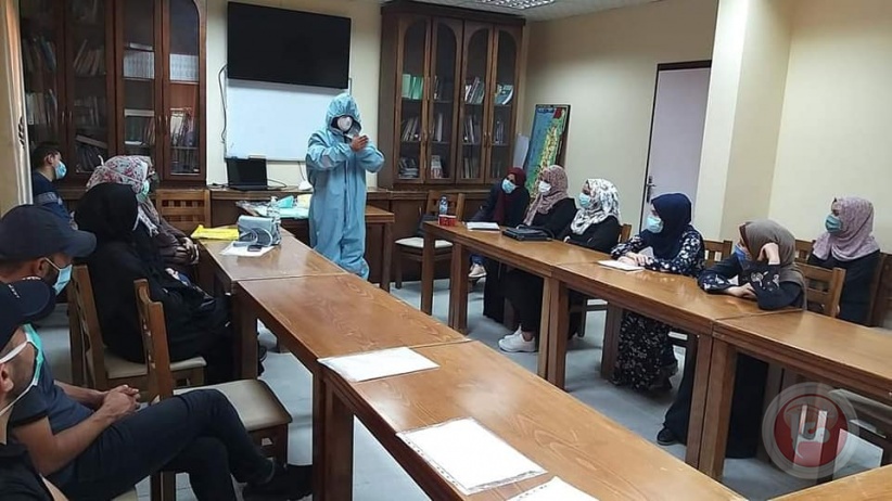 غزة: مجمع عدوان الطبي يدرب عشرات الكوادر الطبية لمكافحة كورونا