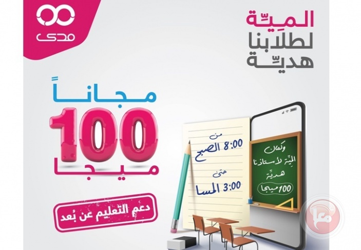 شركة مدى تطلق حملة لدعم عملية التعليم عن بُعد