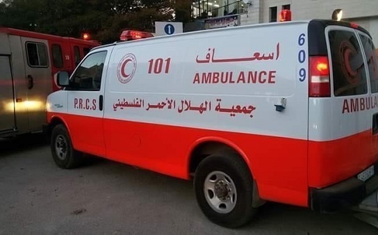 الصحة: إصابة بالرصاص الحي وصلت مجمع فلسطين الطبي من الرام