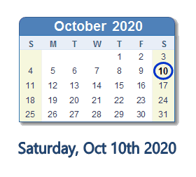 لماذا تاريخ 10-10-2020 مميزا؟