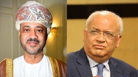 وزير الخارجية العماني يعزي عريقات بوفاة ابن شقيقته