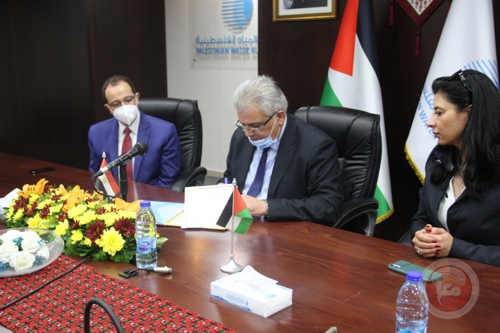 توقيع مذكرة تفاهم للتعاون الثنائي في مجال تطوير قدرات فلسطين على إدارة الموارد المائية
