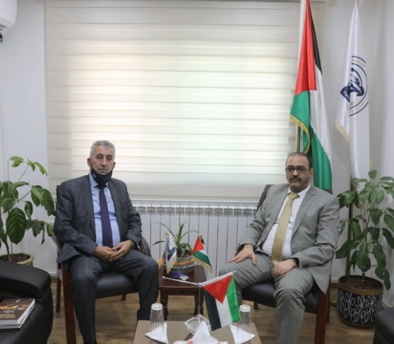 المستشار براك يستقبل وزير الحكم المحلي ويبحث معه التعاون المشترك