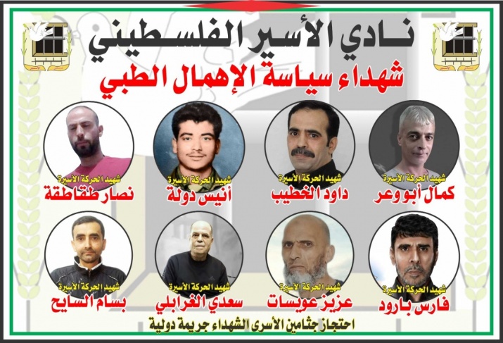 نادي الأسير: الاحتلال يواصل احتجاز جثامين ثمانية أسرى شهداء