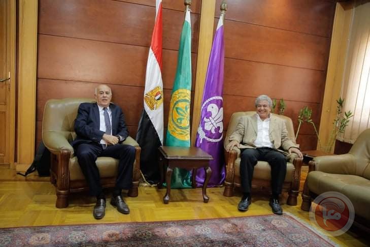 الرجوب يبحث مع رئيس المنظمة الكشفية العربية تعزيز التعاون