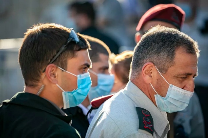 إحالة رئيس الأركان الإسرائيلي للحجر الصحي 